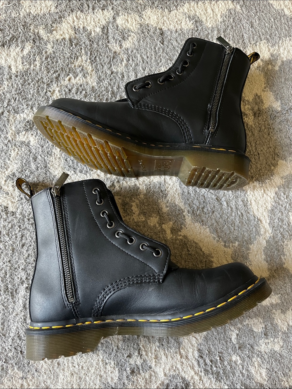 Dr. Martens 1460 Pascal Nappa Zipper Boots - Picture 3 of 13